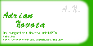 adrian novota business card